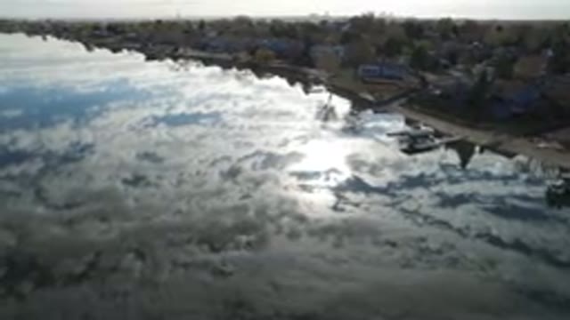 HIDDEN LAKE COLORADO-2016: Drone Footage Of A Serene River On A Bright Day Next