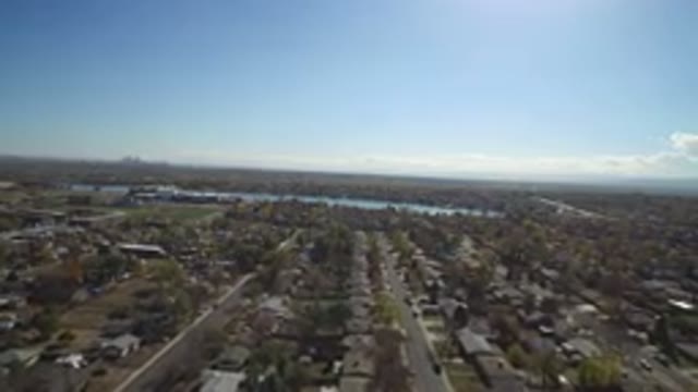 HIDDEN LAKE COLORADO-2016: The Lined Up Houses In Rows Are Parallel To The