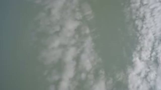 HIDDEN LAKE COLORADO-2016: Rotate Filming Green Sky With Spaced White Small