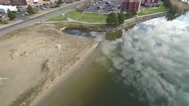 HIDDEN LAKE COLORADO-2016: Aerial Shot Of An Empty Lot With A House Under Construction