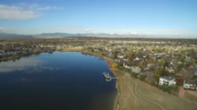HIDDEN LAKE COLORADO-2016: The Beautiful Blue Lake Has City Expanse On Both