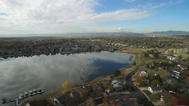 HIDDEN LAKE COLORADO-2016: Air Filming A Beautiful Neighborhood With A Lot Of