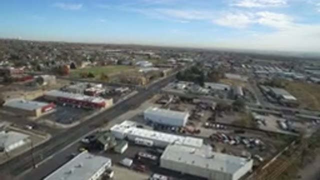 HIDDEN LAKE COLORADO-2016: Suburb Warehouse Stores Parking Companies Commerce