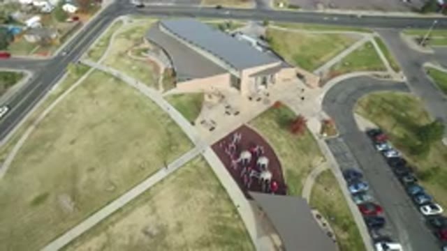 HIDDEN LAKE COLORADO-2016: Top View Of A Subdivision With Clean Road Nearby