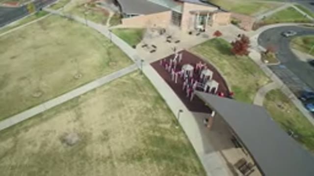 HIDDEN LAKE COLORADO-2016: An Aerial View of a Spacious Area Leading to the School