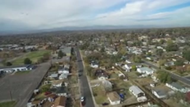 HIDDEN LAKE COLORADO-2016: An Aerial View Of A City Landscape And There Is A