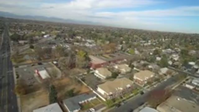 HIDDEN LAKE COLORADO-2016: Avila Footage Of A Big Neighborhood Next To A Newly Paved Road