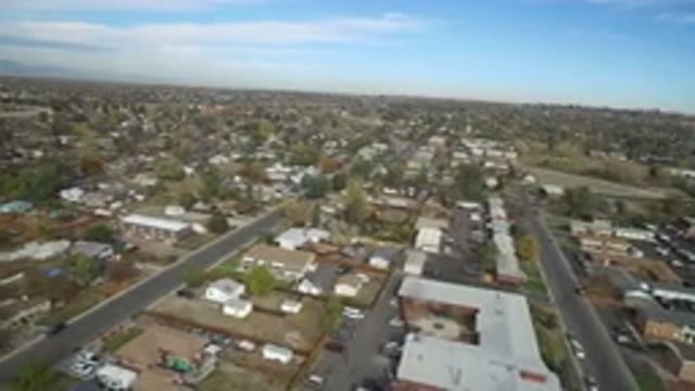 HIDDEN LAKE COLORADO-2016: Residential Area Next To A Main Road With A Lot Of