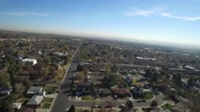 HIDDEN LAKE COLORADO-2016: The City Expanse With Houses Admits the Trees