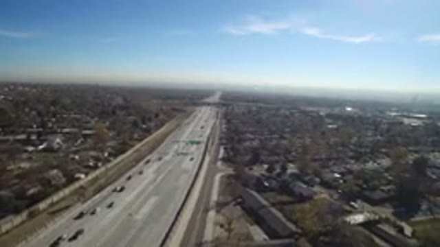 HIDDEN LAKE COLORADO-2016: Many Vehicles Moving on a Busy Street