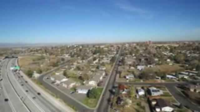 HIDDEN LAKE COLORADO-2016: Traffic Camera Films Highway And Many Streets With