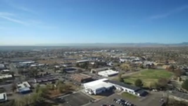 HIDDEN LAKE COLORADO-2016: Aerial Filming Of A City With Houses And Streets