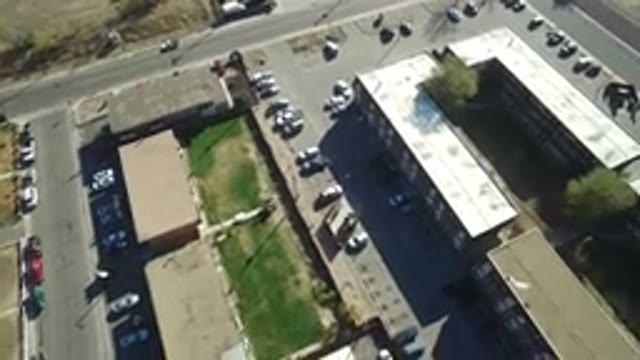HIDDEN LAKE COLORADO-2016: Amazing Aerial View Of A Full Parking Space