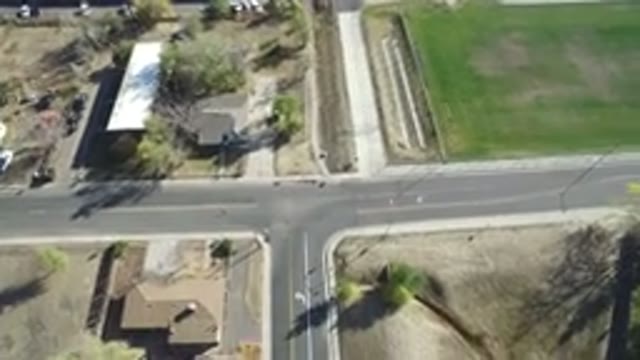HIDDEN LAKE COLORADO-2016: Aerial Flyover of Streets and Houses
