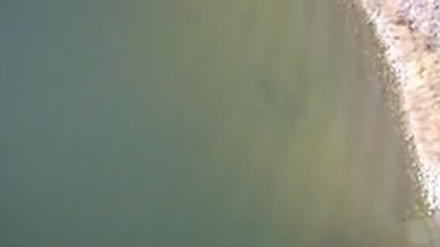 HIDDEN LAKE COLORADO-2016: Aerial View Of A Lake With Ripples