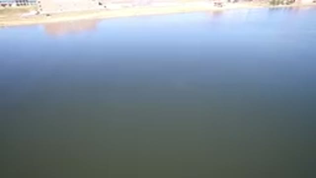 HIDDEN LAKE COLORADO-2016: Aerial Footage Taken From Above Of A Large Body Of Water