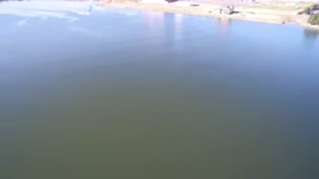 HIDDEN LAKE COLORADO-2016: An Aerial View Of A Lake With Ripples