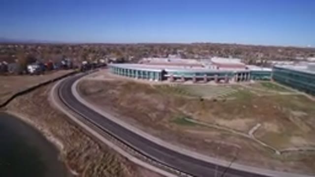 HIDDEN LAKE COLORADO-2016: An Aerial View Of A City Landscape And A Clear Blue Sky