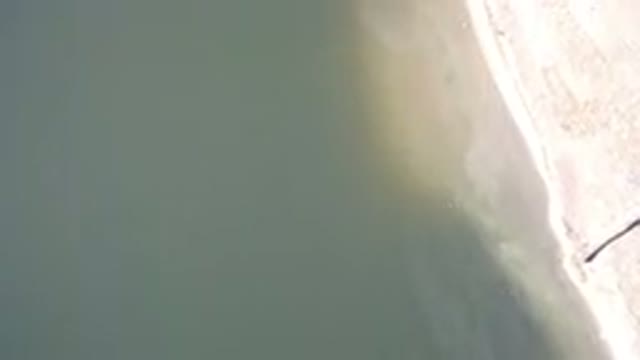HIDDEN LAKE COLORADO-2016: An Aerial View Of A Large Body Of Water And There Are