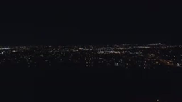 DENVER COLORADO-2016: Villa in the Dark with Some Lights On