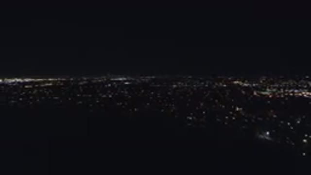 DENVER COLORADO-2016: The Glittering City Lights Look So Magnificent Under The Night Sky