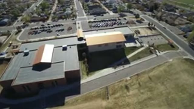 WESTMINSTER COLORADO-2016: A Beautiful Drone View Of An Industrial Area Of City