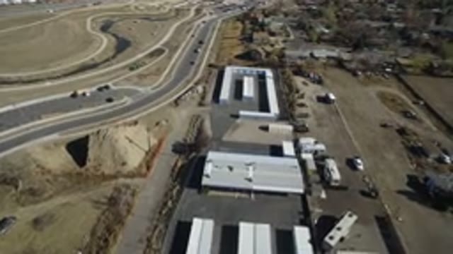 WESTMINSTER COLORADO-2016: Aerial Footage Of A Grouping Of Large Buildings With