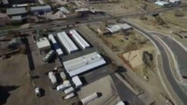 WESTMINSTER COLORADO-2016: Industrial Street Full Of Warehouses Where You Cross