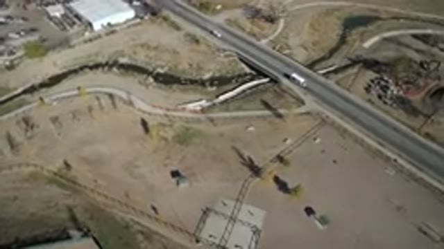 WESTMINSTER COLORADO-2016: Cars Driving On A Desert Highway Past A Large White