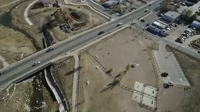 WESTMINSTER COLORADO-2016: Overhead View of Traffic on a Paved Road