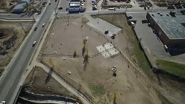 WESTMINSTER COLORADO-2016: Bird's Eye View Of Fenced In Field Fling Over A