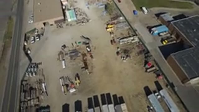 WESTMINSTER COLORADO-2016: Overhead View Of Construction Site With Equipment