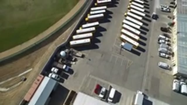 WESTMINSTER COLORADO-2016: Parking Of A Terminal With Many Buses And Cars
