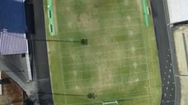WESTMINSTER COLORADO-2016: The Stadium With Tall Stadium Lights And Lush Green