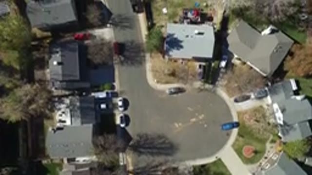 WESTMINSTER COLORADO-2016: Nice Top View Of A Subdivision With Fruit Trees