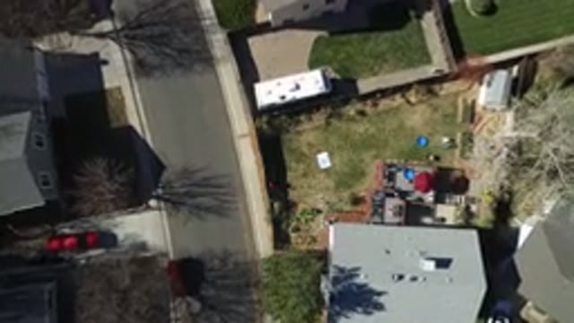 WESTMINSTER COLORADO-2016: View Above House Garden Road Caravan Street Sky