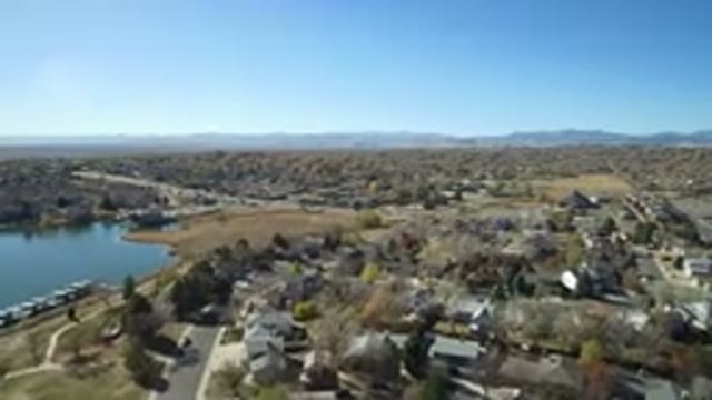 HIDDEN LAKE COLORADO-2016: A High View Of A Small Town Full Of Trees And