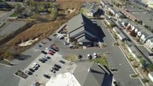 HIDDEN LAKE COLORADO-2016: Strange Building With Cars Parked Out Front Of It