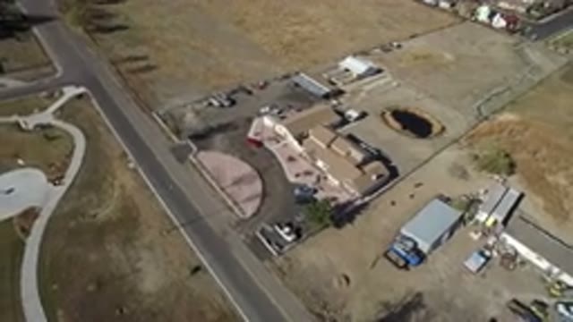 HIDDEN LAKE COLORADO-2016: Great Top View Of A Beautiful Village In Colorado
