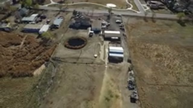 HIDDEN LAKE COLORADO-2016: Beautiful Aerial View of an Empty City