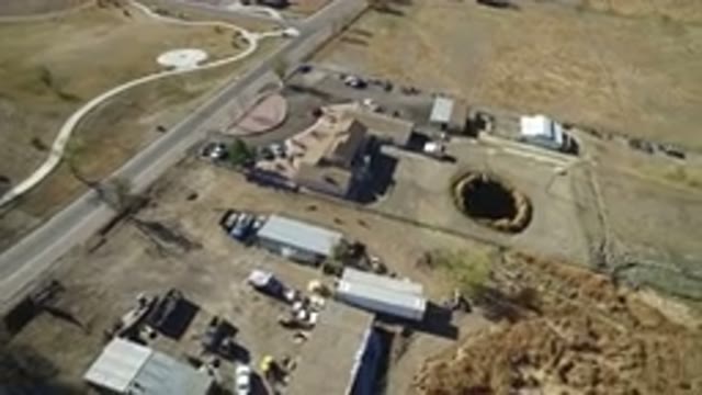 HIDDEN LAKE COLORADO-2016: Bird's Eye View Of A House And Other Storage Buildings