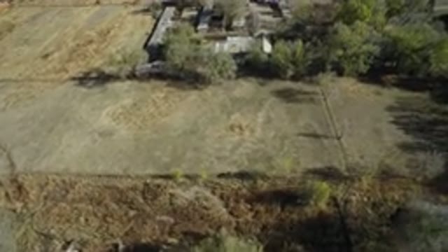 HIDDEN LAKE COLORADO-2016: Aerial View Of Building In Rural Area Surrounded By