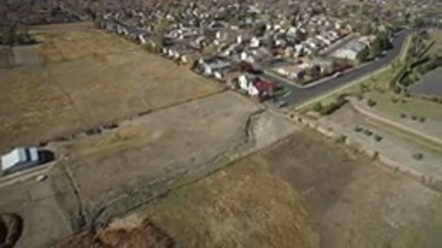HIDDEN LAKE COLORADO-2016: Hilly View Of A Plain City