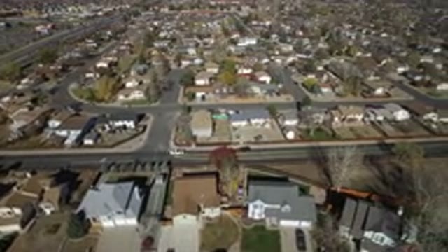 HIDDEN LAKE COLORADO-2016: A City With Avenues Cars Buildings And Houses