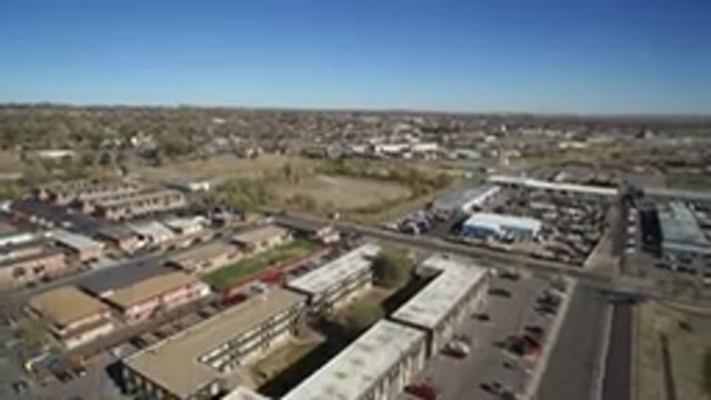 WESTMINSTER COLORADO-2016: Stationary Camera Tilting Downwards Over Houses and Apartment Buildings