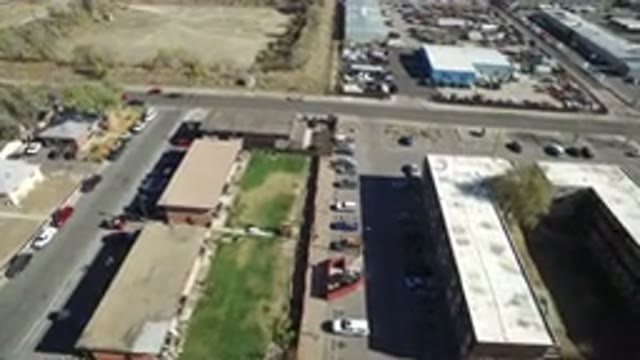 WESTMINSTER COLORADO-2016: An Aerial Shot Of A Parking Lot On A Sunny Day With