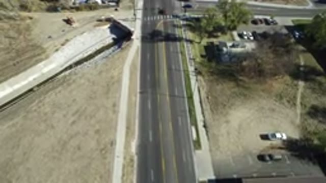 WESTMINSTER COLORADO-2016: Aerial View Of Highway And The Surrounding Area With