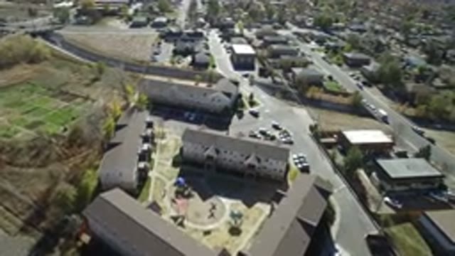 WESTMINSTER COLORADO-2016: Aerial View Of Tall And Big Houses With Car Parking
