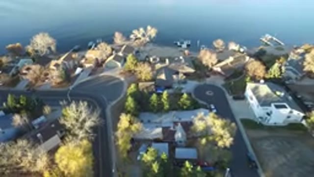 WESTMINSTER COLORADO-2016: Overhead View Of A Luxury Condominium In Front Of A