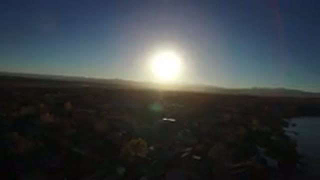 WESTMINSTER COLORADO-2016: Sun Shining in the Sky Rays Falling on a Beautiful Landscape